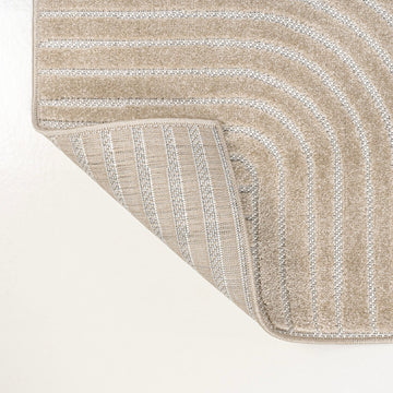 Skagen Minimalist Curve Geometric Area Rug